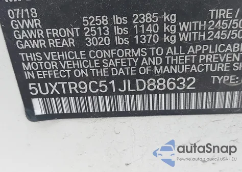 5UXTR9C51JLD88632